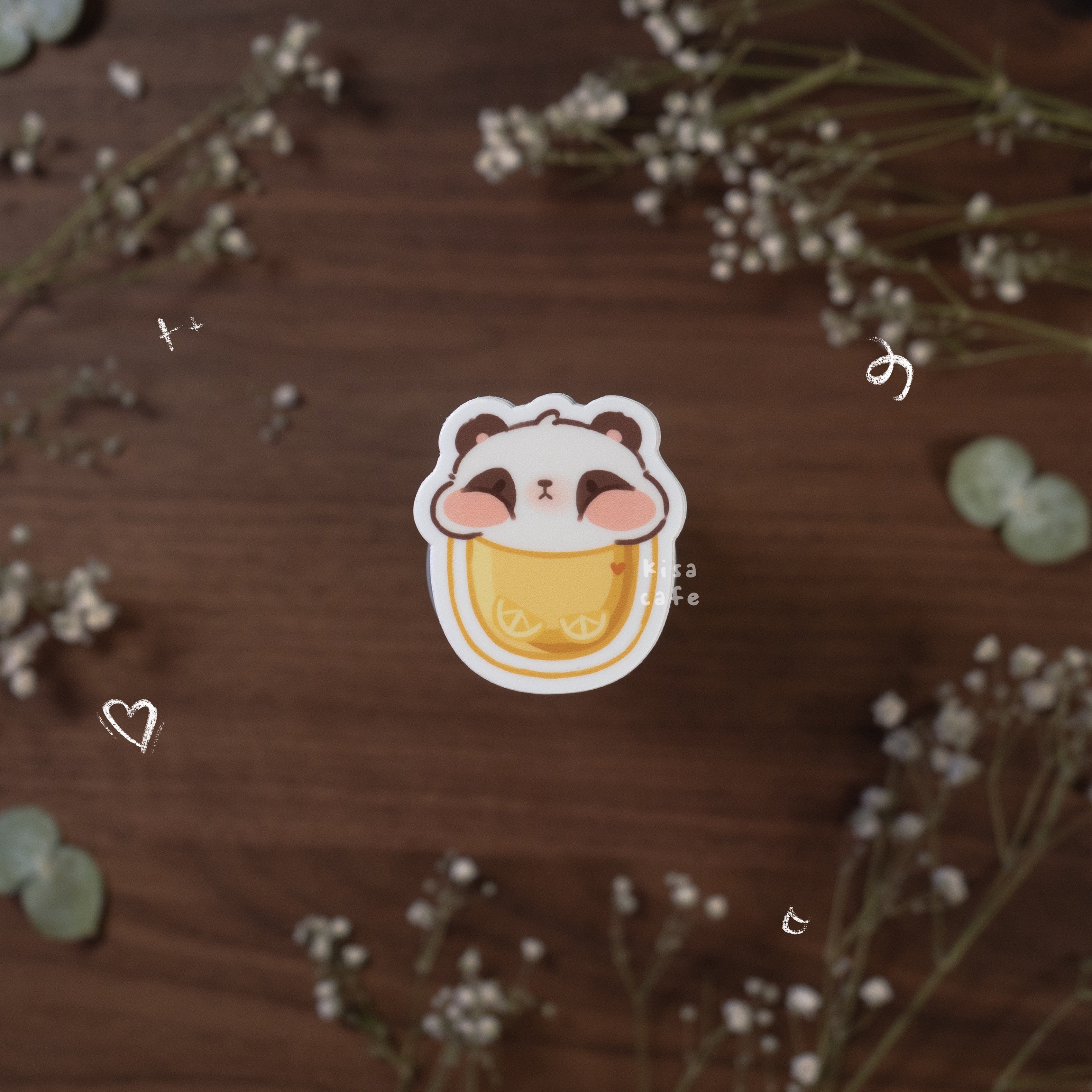 Boba Cafe: Panda Sticker