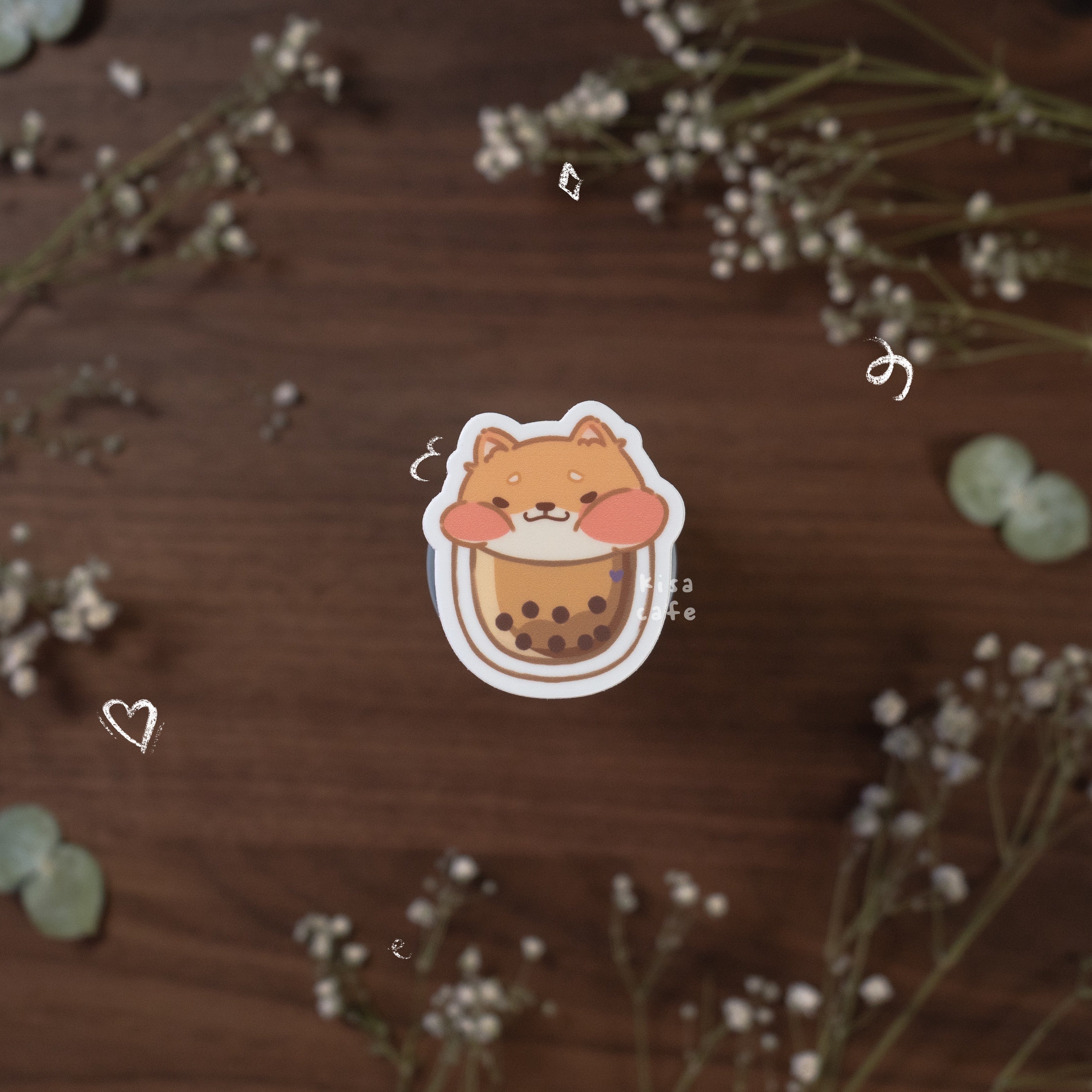 Boba Cafe: Toast Shiba Sticker