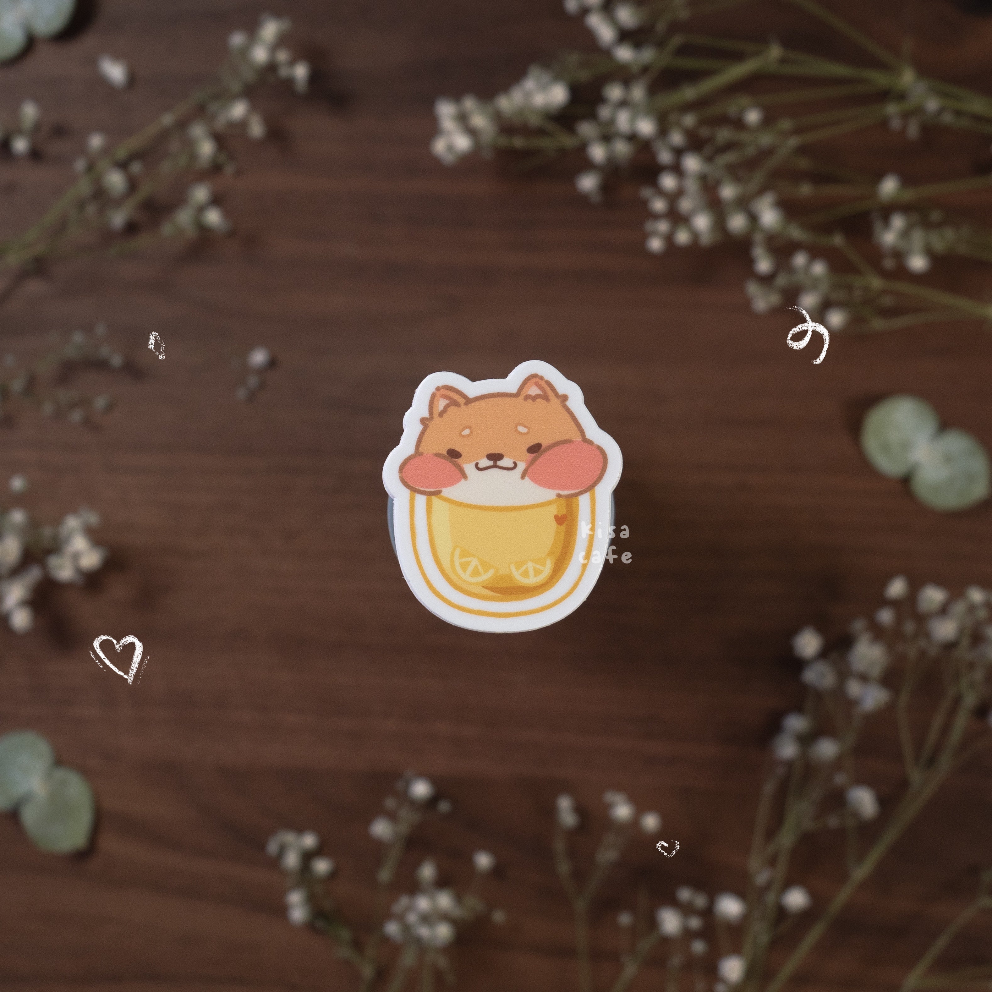 Boba Cafe: Toast Shiba Sticker