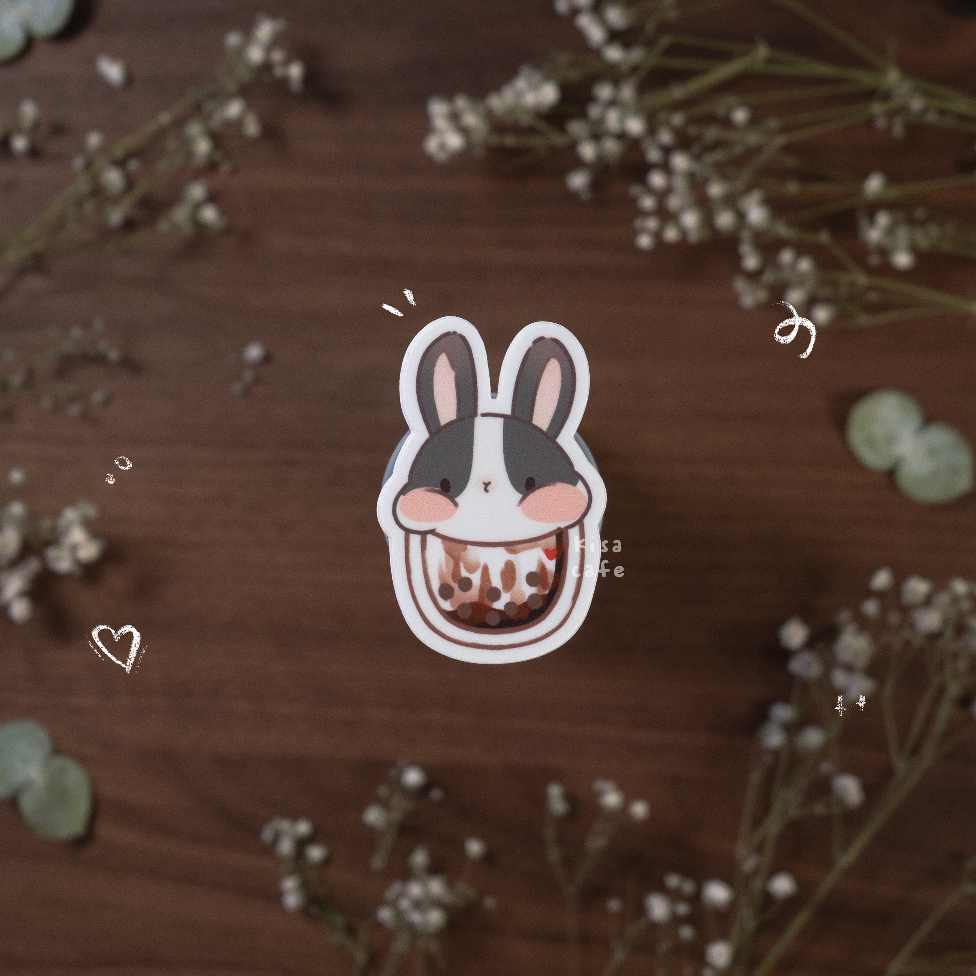 Boba Cafe: Dutch Bunny Sticker