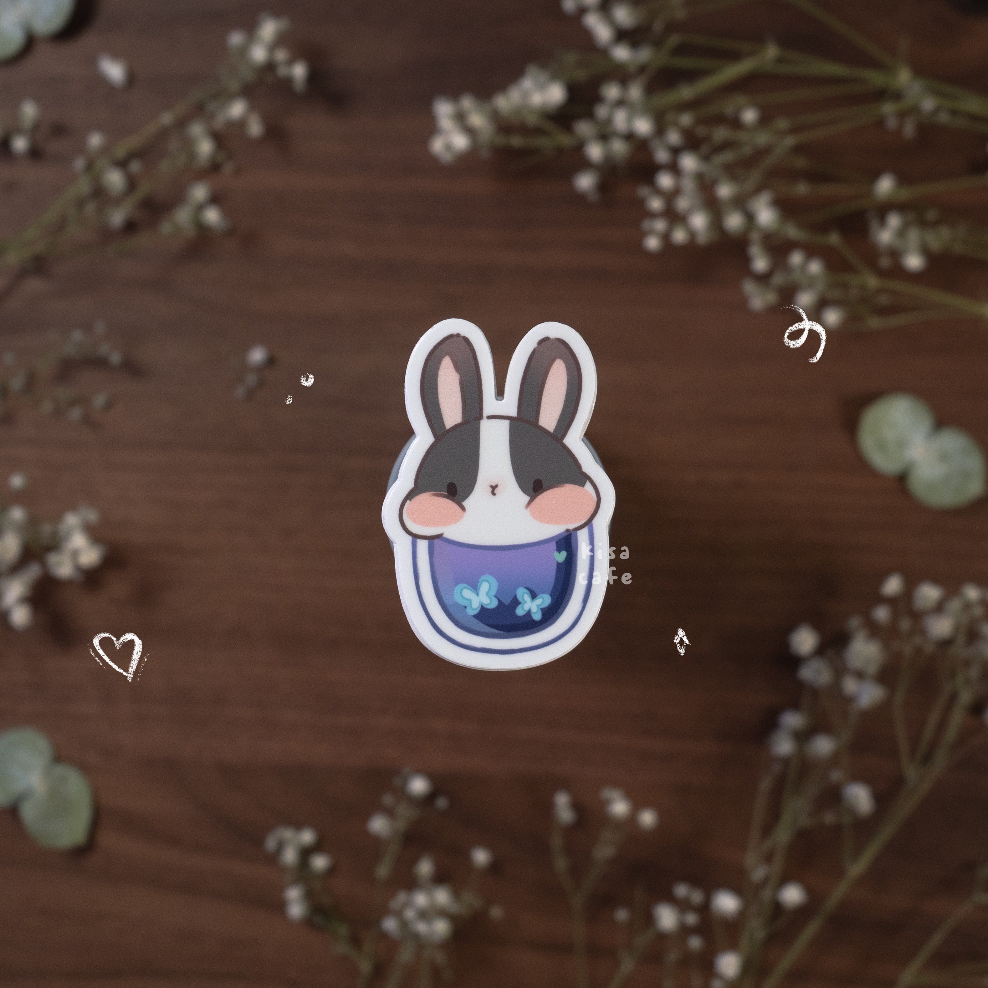 Boba Cafe: Dutch Bunny Sticker