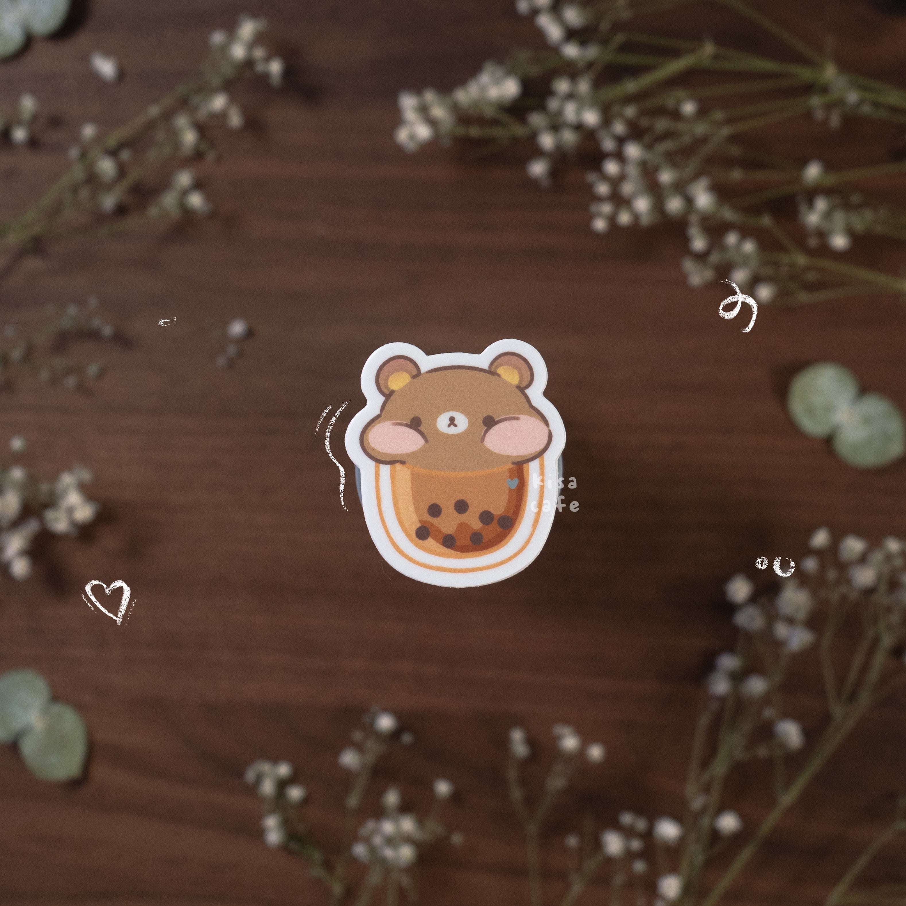 Boba Cafe: Rilakkuma Sticker