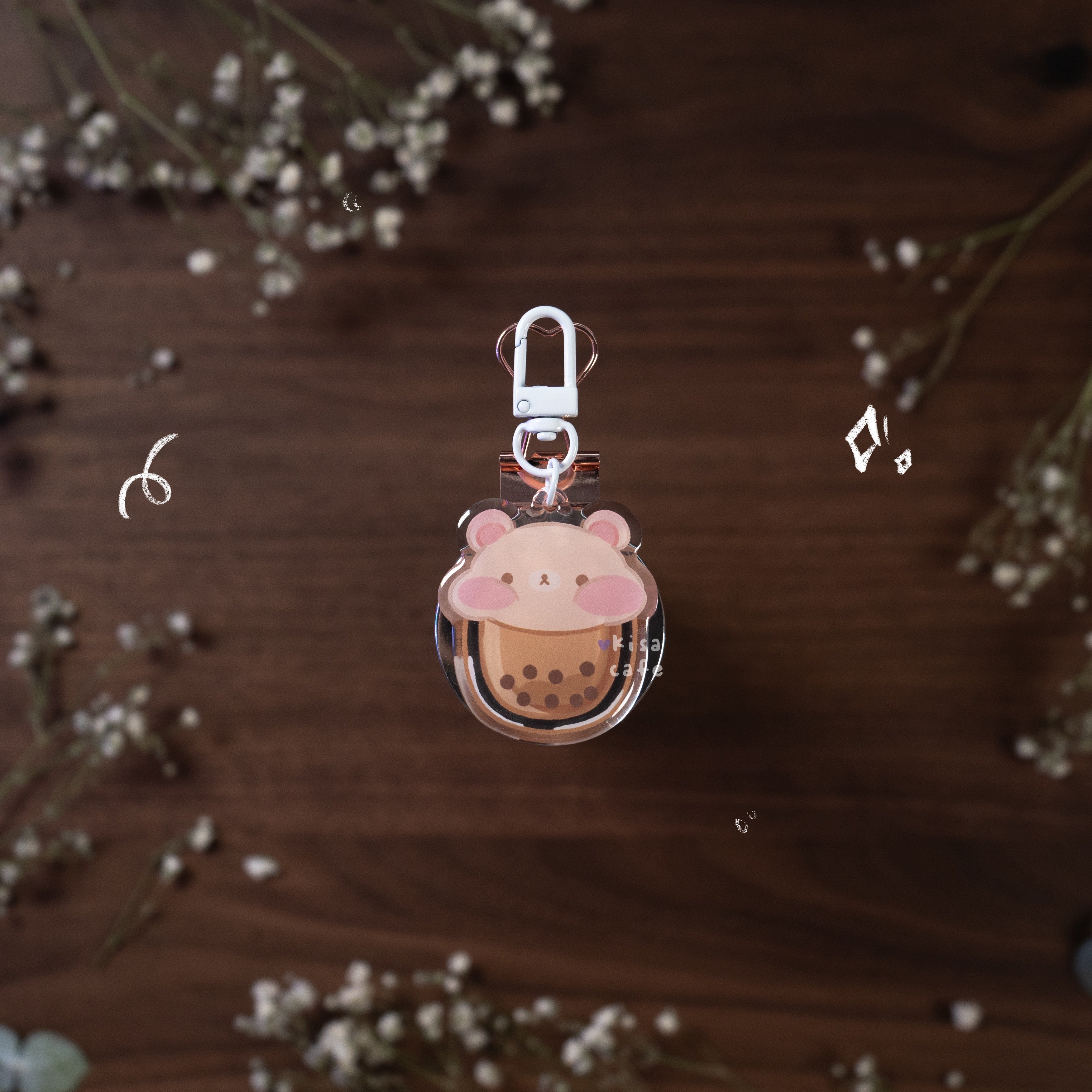 Boba Cafe: Korilakkuma Keychain