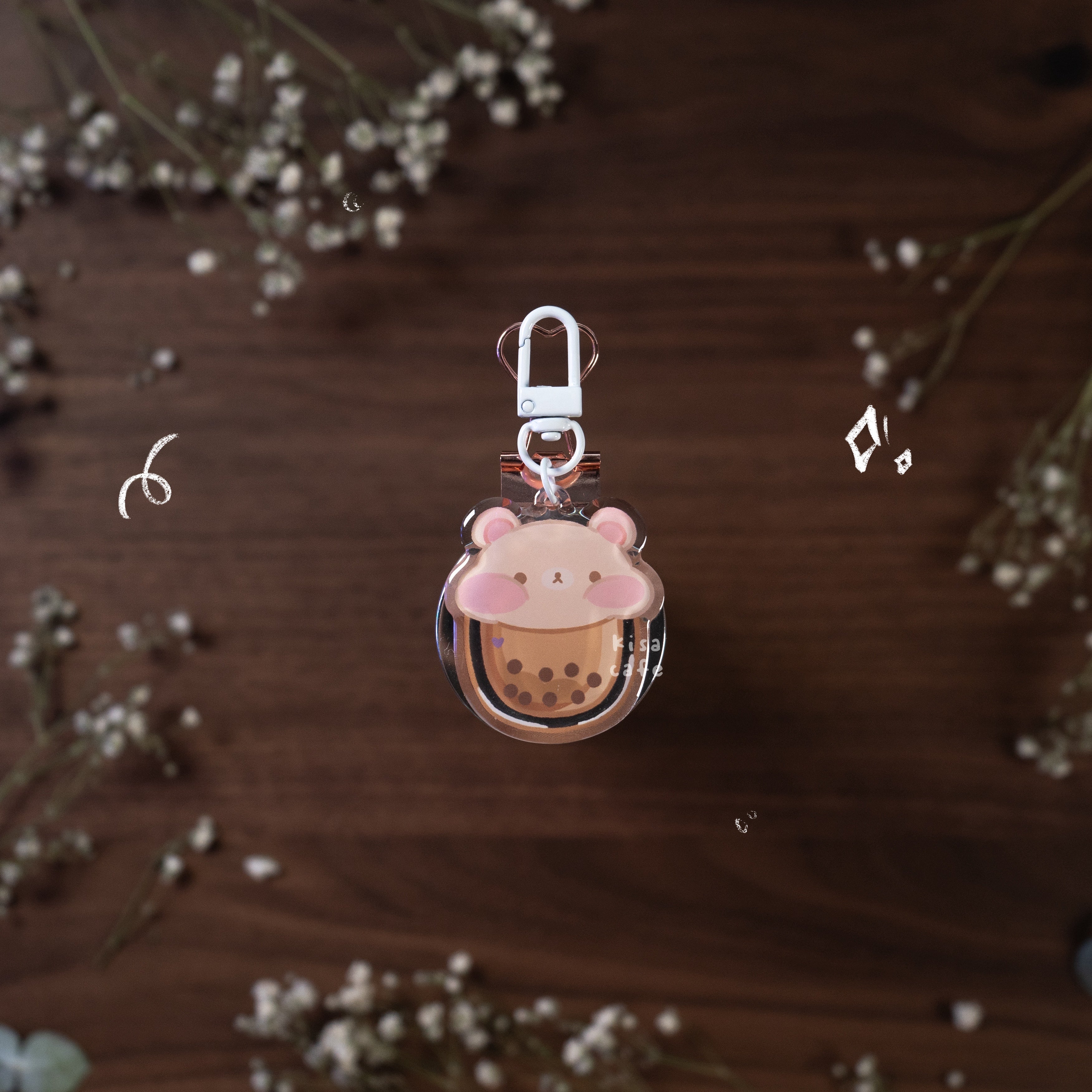 Boba Cafe: Korilakkuma Keychain