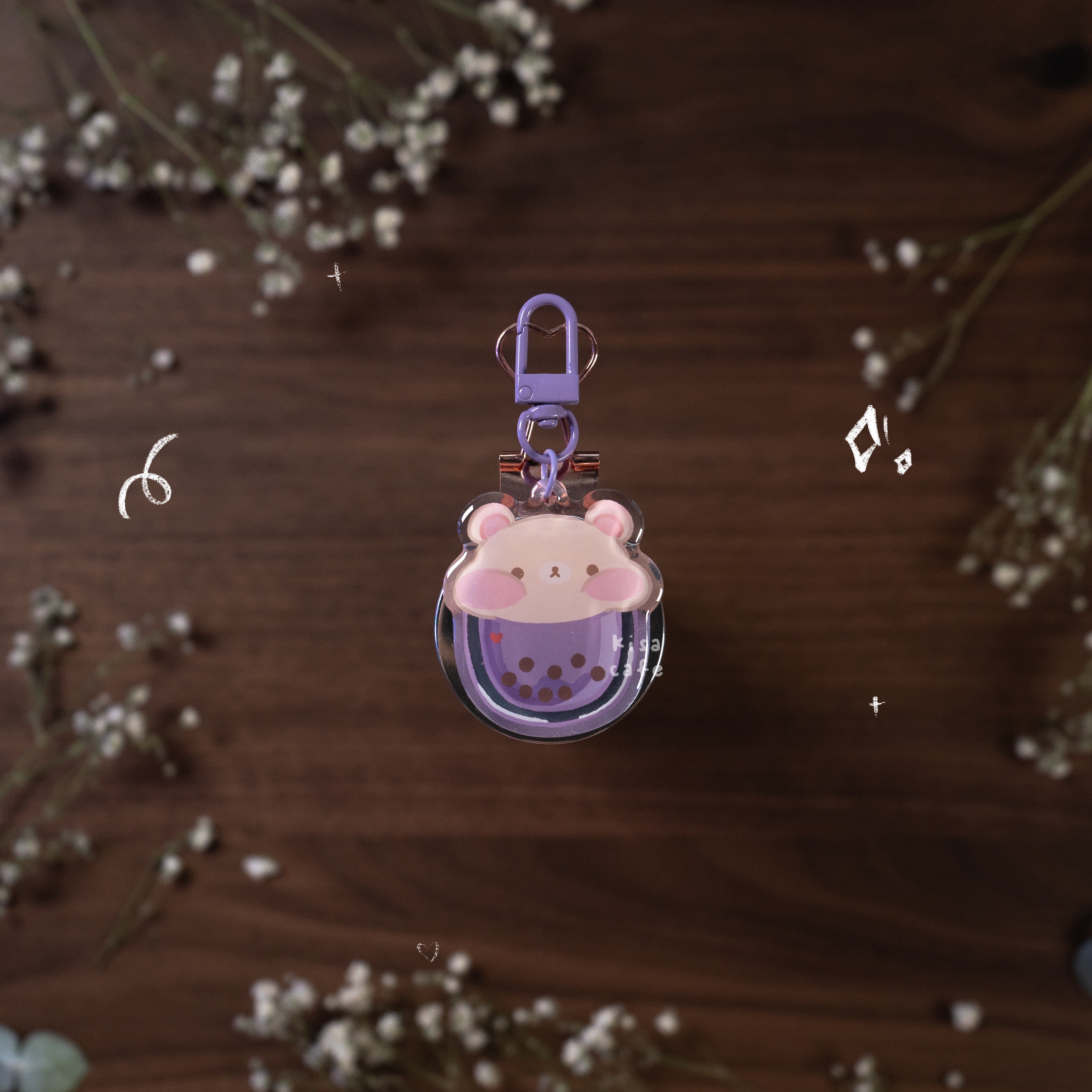 Boba Cafe: Korilakkuma Keychain