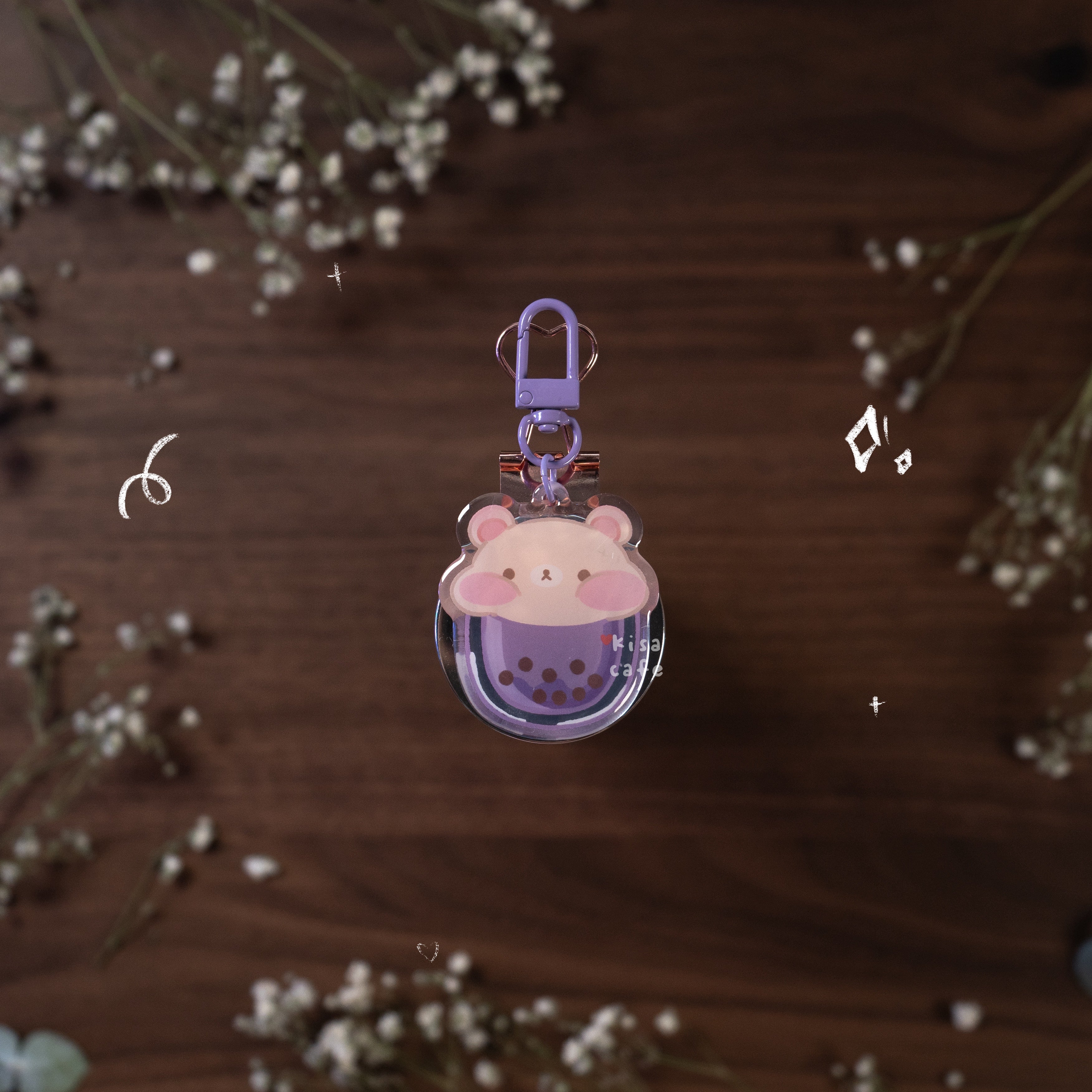 Boba Cafe: Korilakkuma Keychain