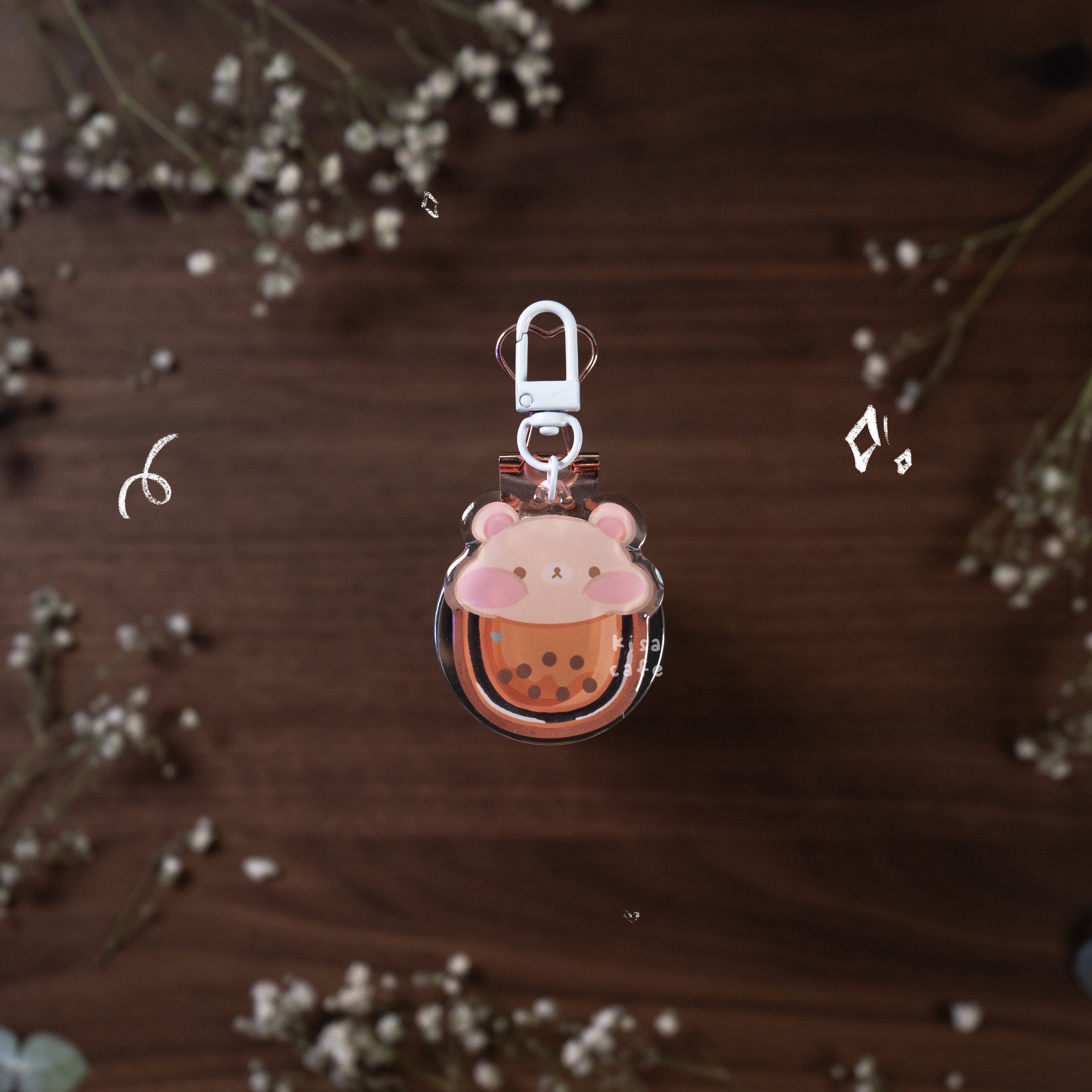 Boba Cafe: Korilakkuma Keychain