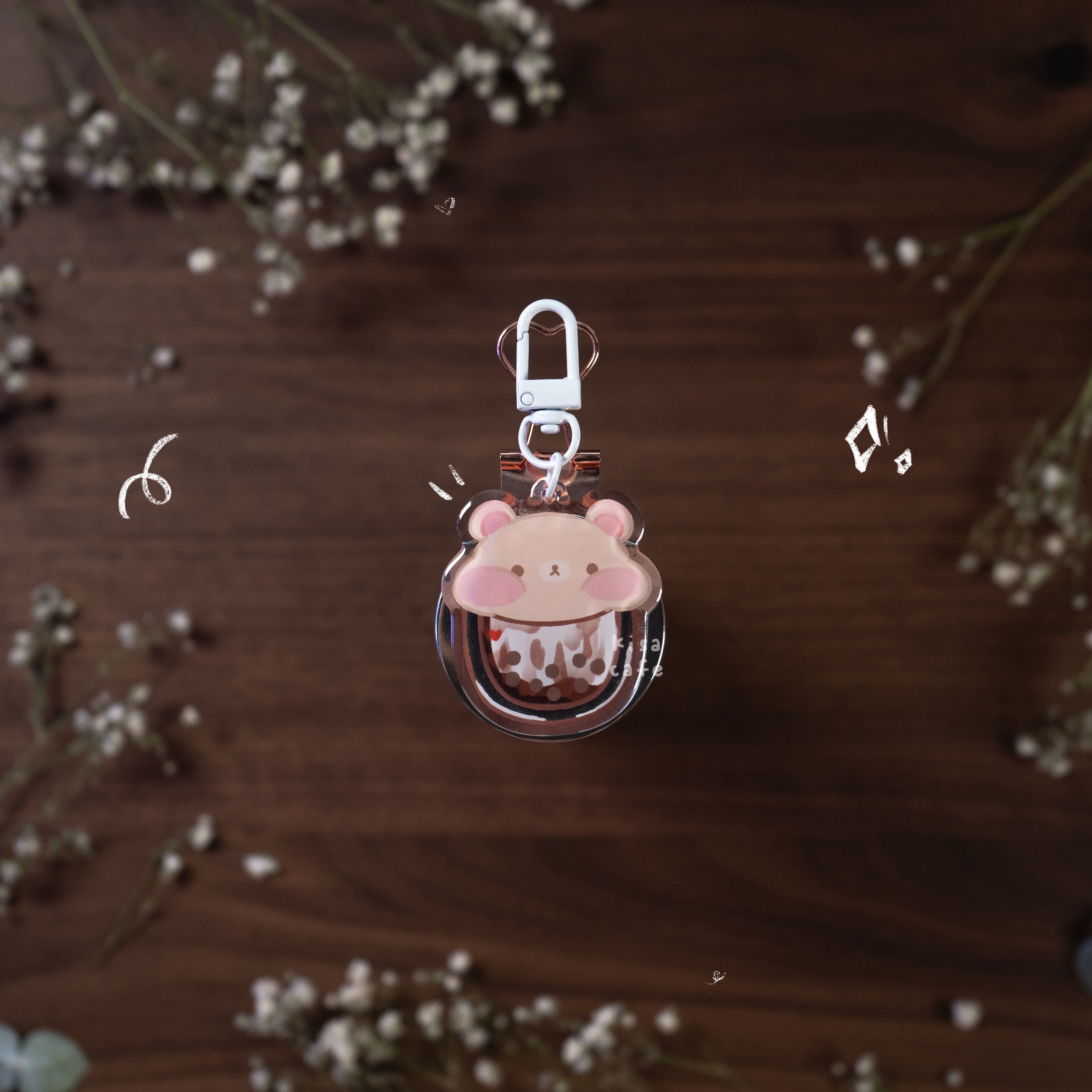 Boba Cafe: Korilakkuma Keychain