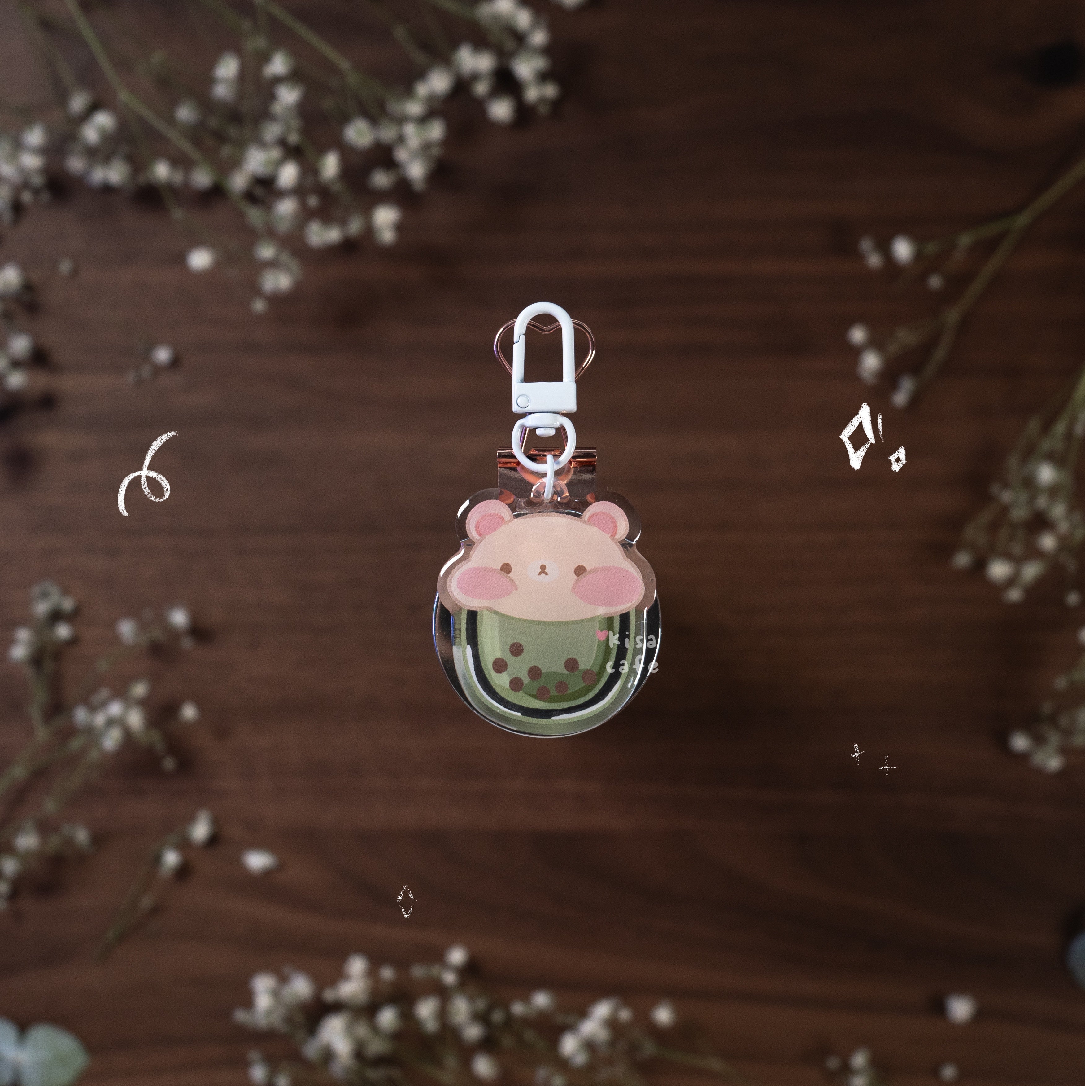 Boba Cafe: Korilakkuma Keychain