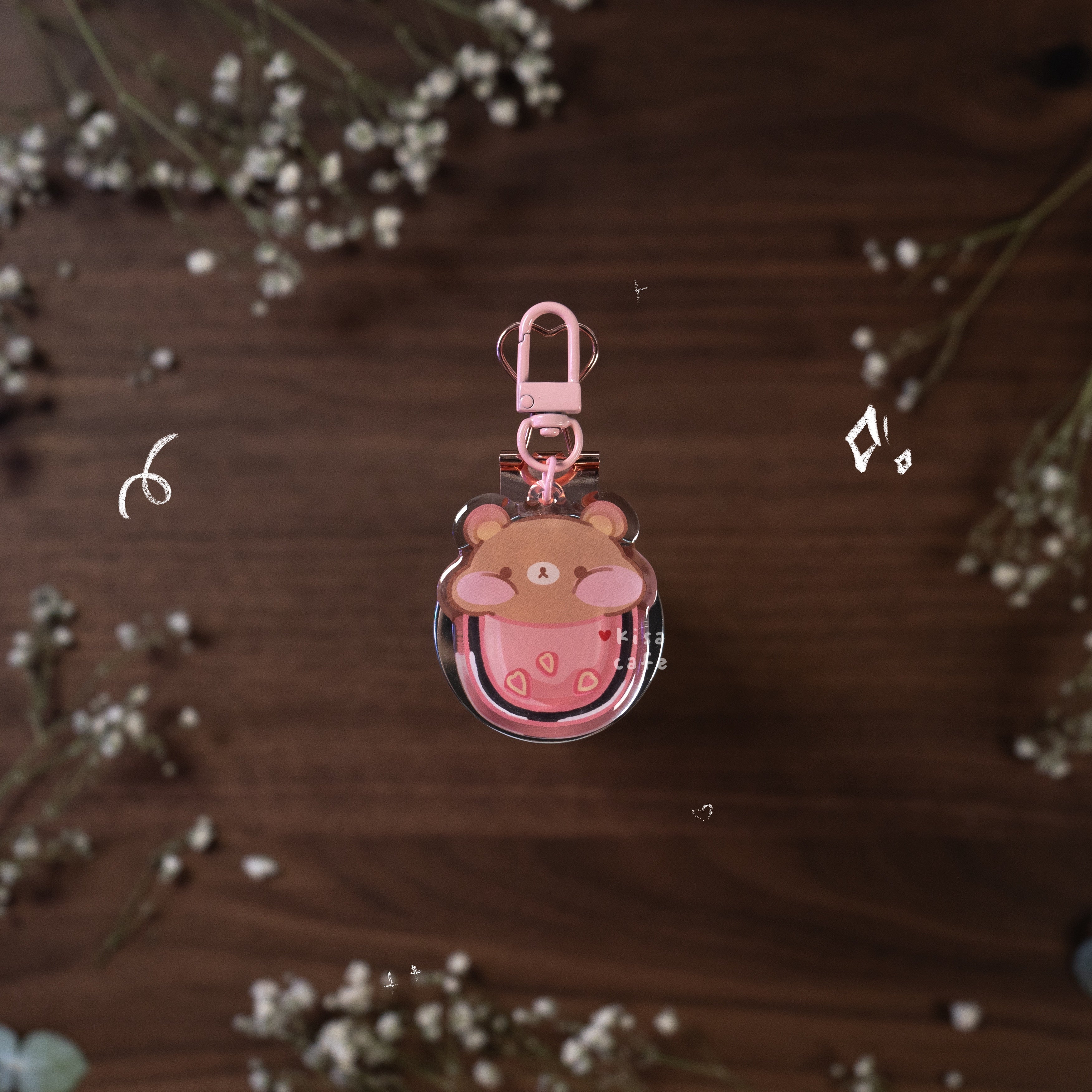 Boba Cafe: Rilakkuma Keychain