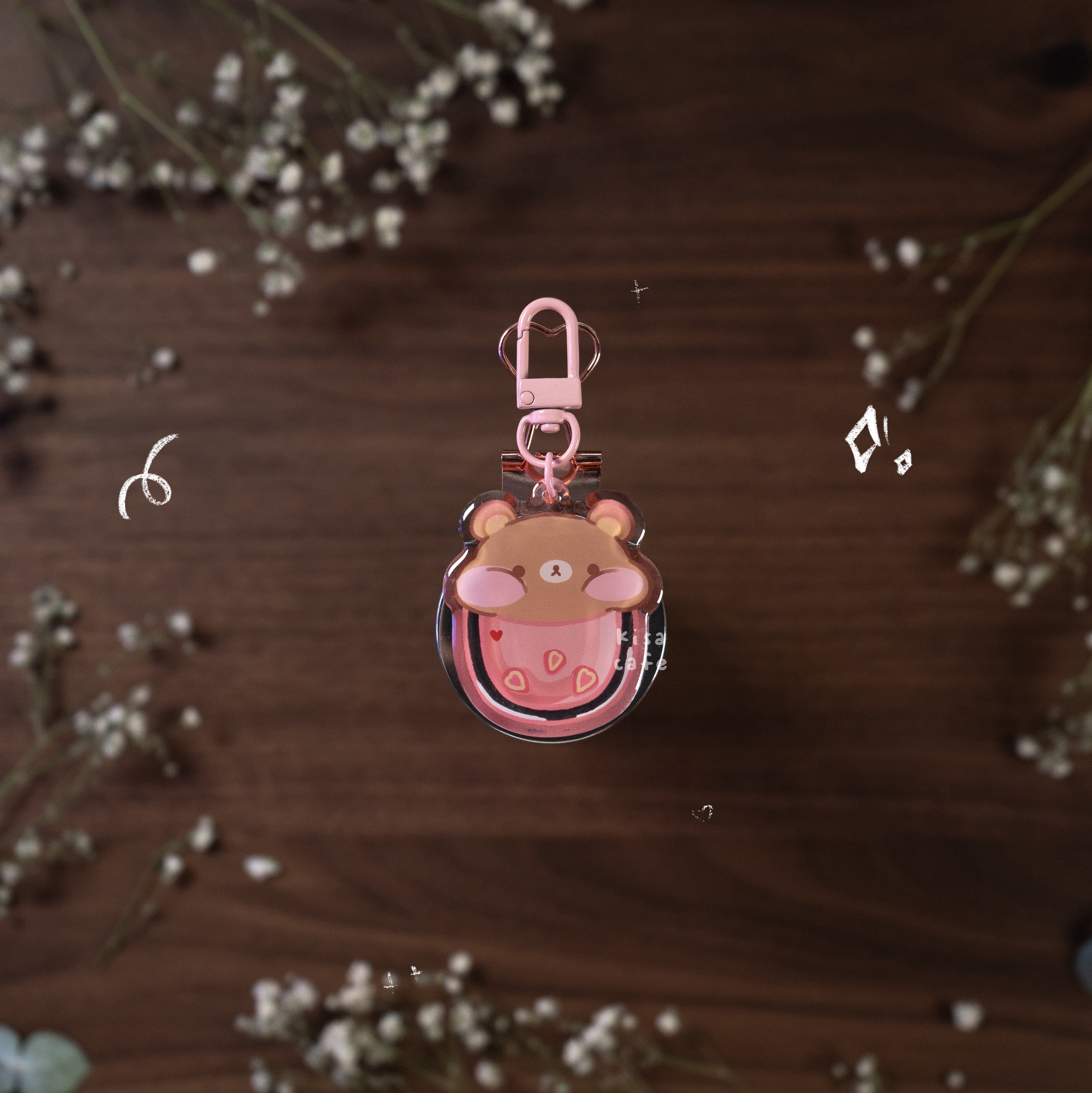 Boba Cafe: Rilakkuma Keychain