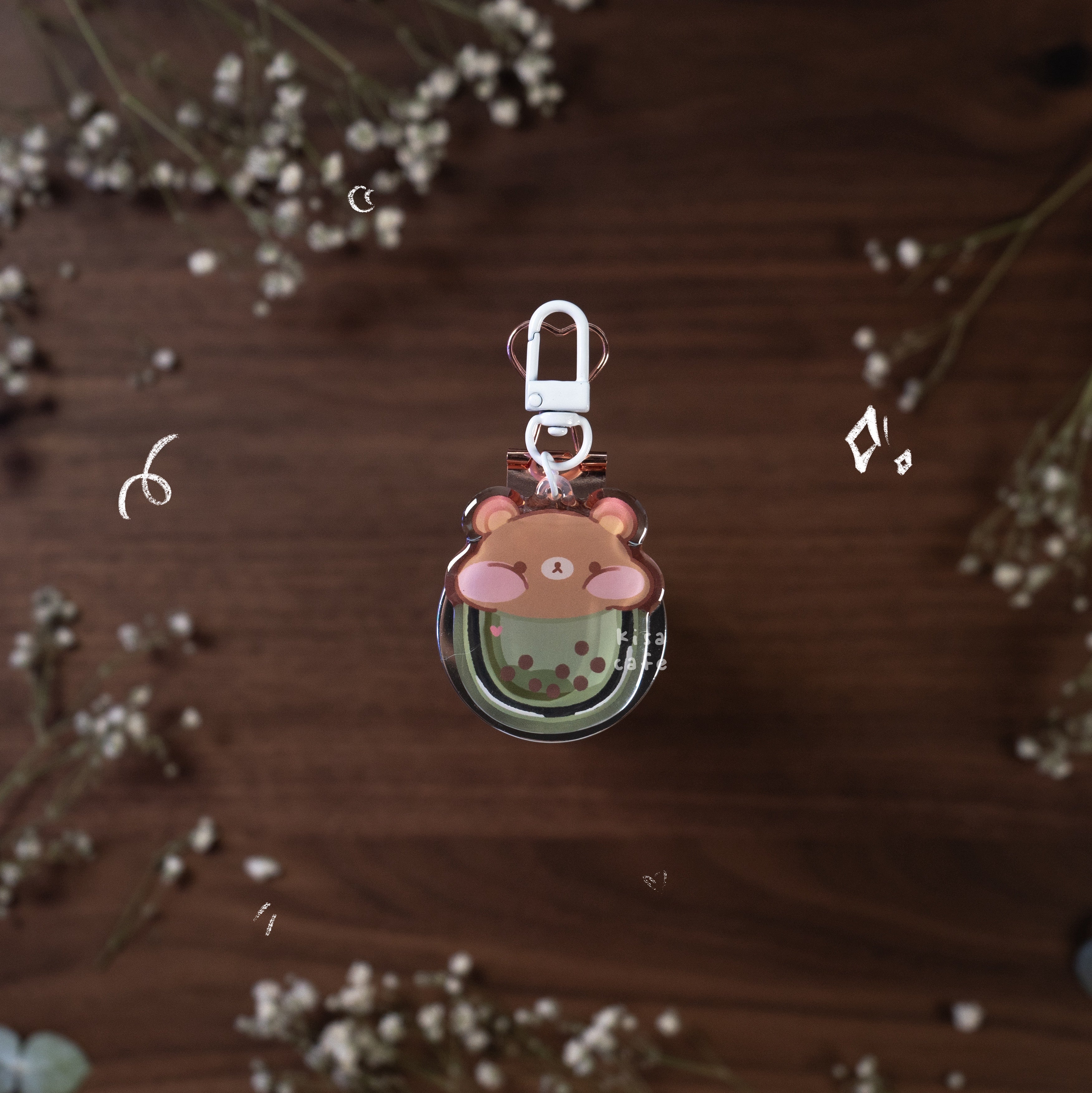 Boba Cafe: Rilakkuma Keychain