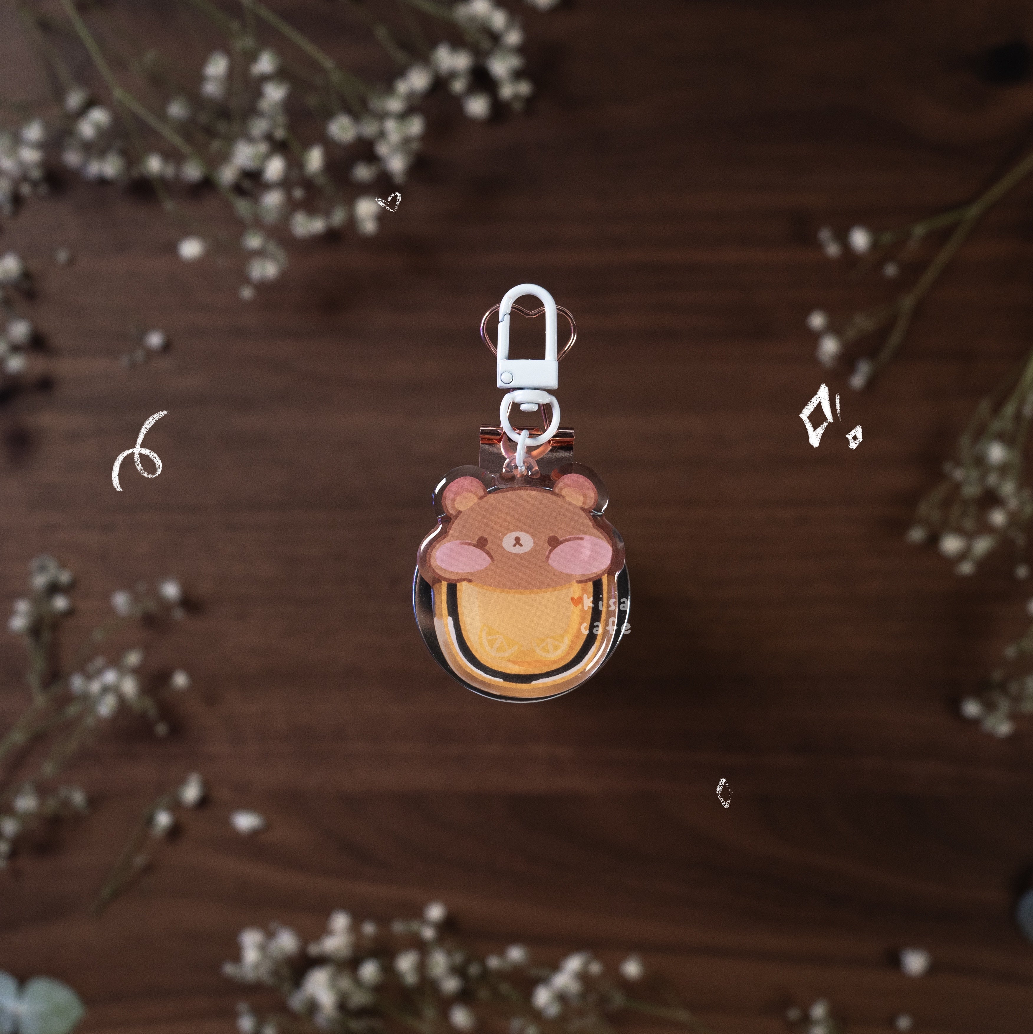 Boba Cafe: Rilakkuma Keychain