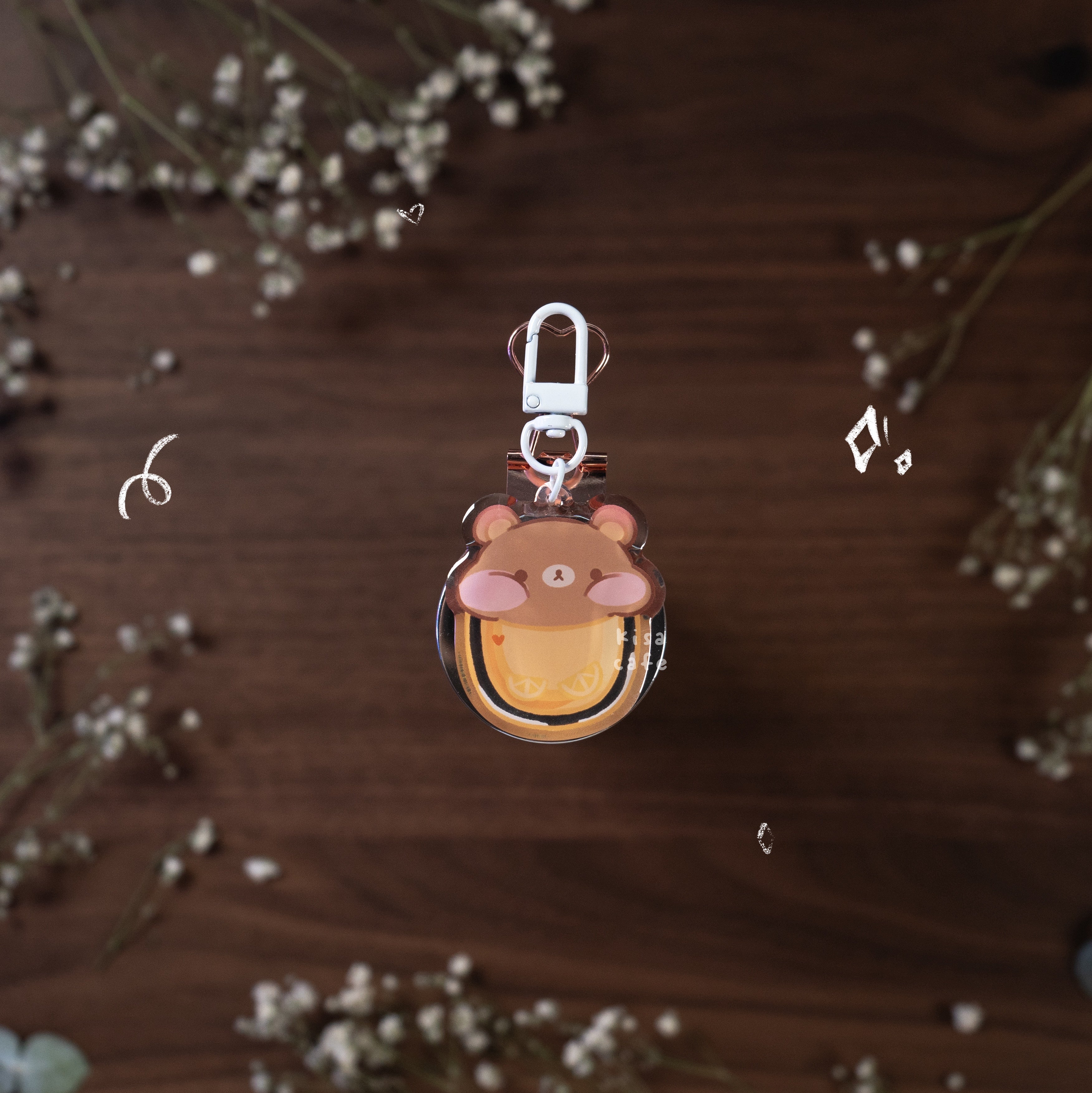 Boba Cafe: Rilakkuma Keychain