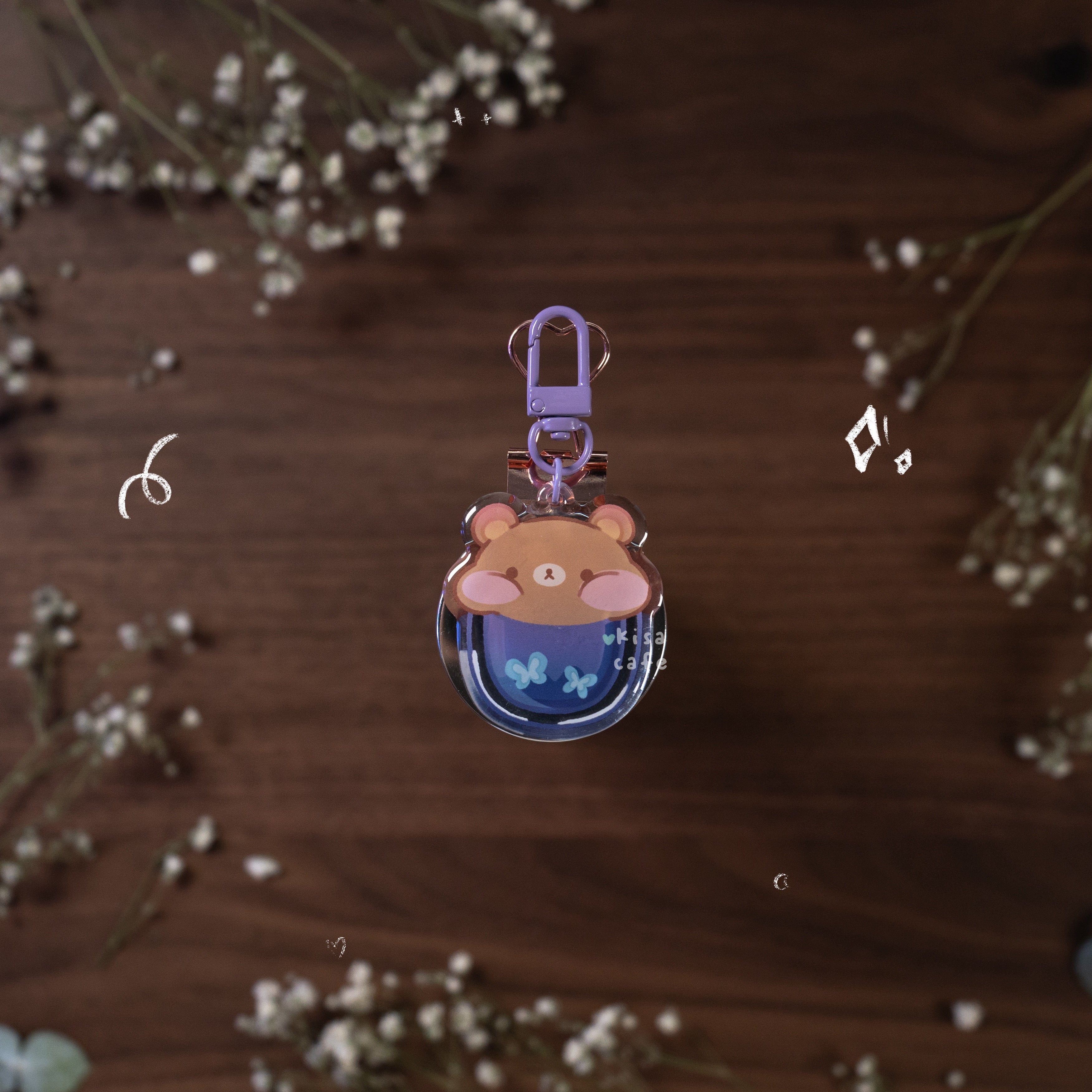 Boba Cafe: Rilakkuma Keychain